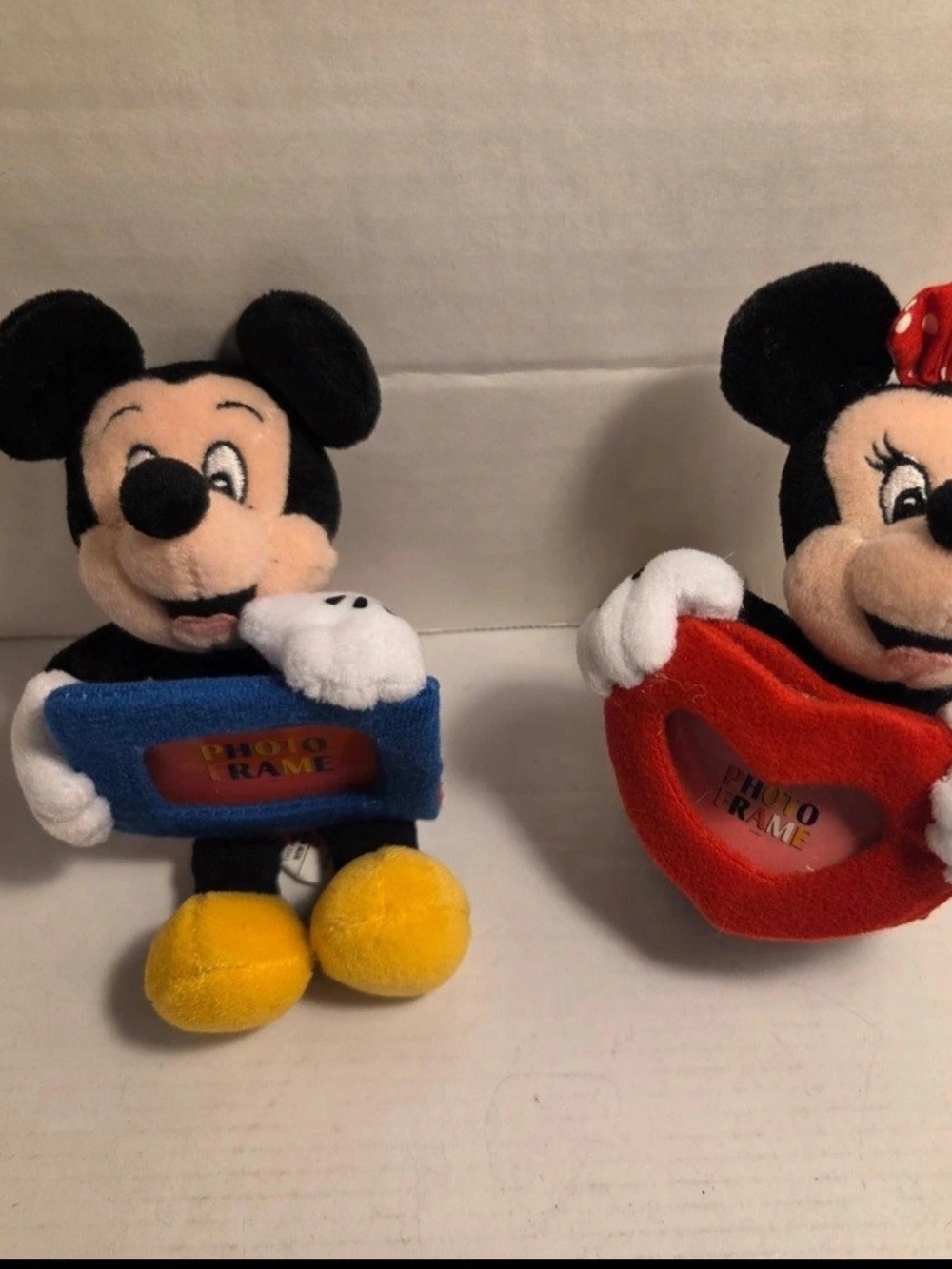 Disney Mickey And Minnie Plush Magnet Photo Frames